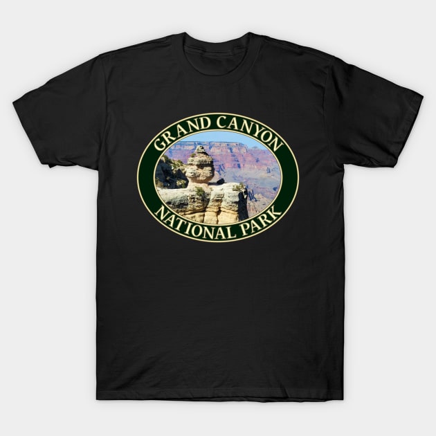 Duck Rock at Grand Canyon National Park in Arizona T-Shirt by GentleSeas